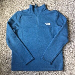 The North Face 1/4 Quarter Zip Fleece Sweater Jacket Pullover